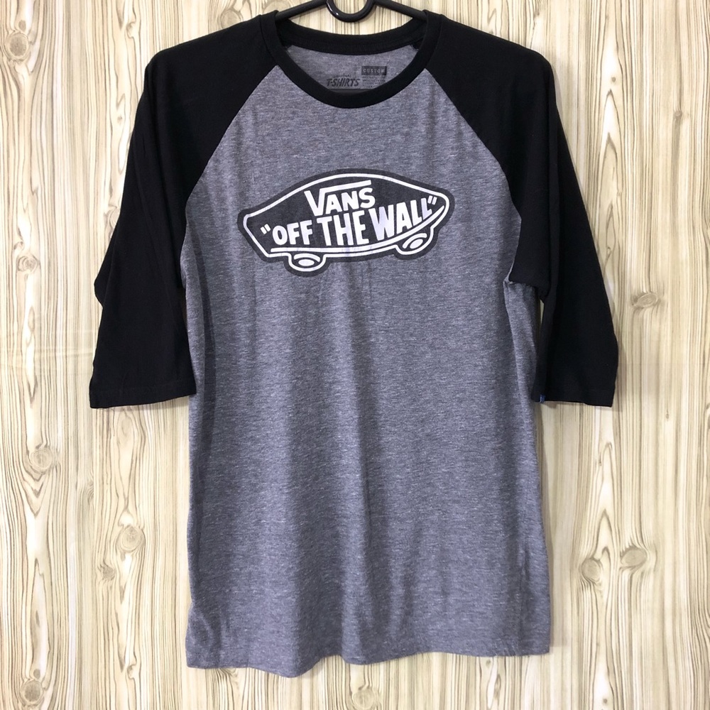 Vans Off The Wall Logo Raglan Shirt Mens